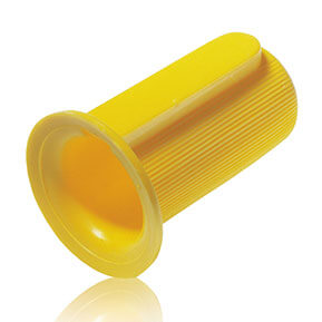 Pipe Thread G 1/2 Poppelmann 80004370000 Kapsto GPN 800 G 1/2 Polyethylene Screw Cap Yellow Pack of 100 