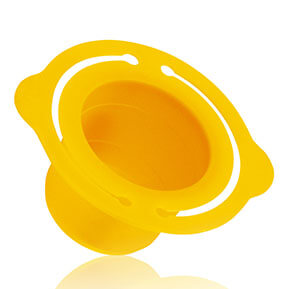 Yellow Kapsto 330 L 19 Polyethylene Grip Plug 21.0 mm Tube OD Poppelman Plastics 33000190000 Pack of 100 