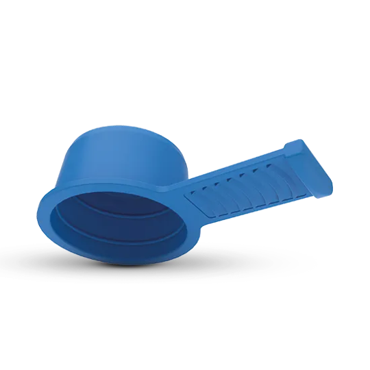 Tapered closure with side tab GPN 608